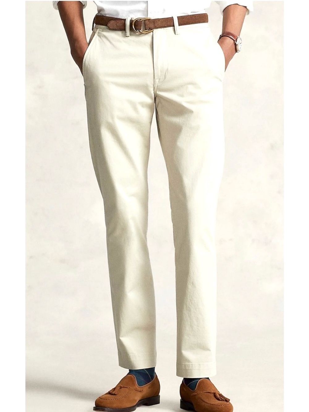NWT POLO Ralph Lauren The Prospect Pant Men's Size 36x32 White Chino Pants
NWT